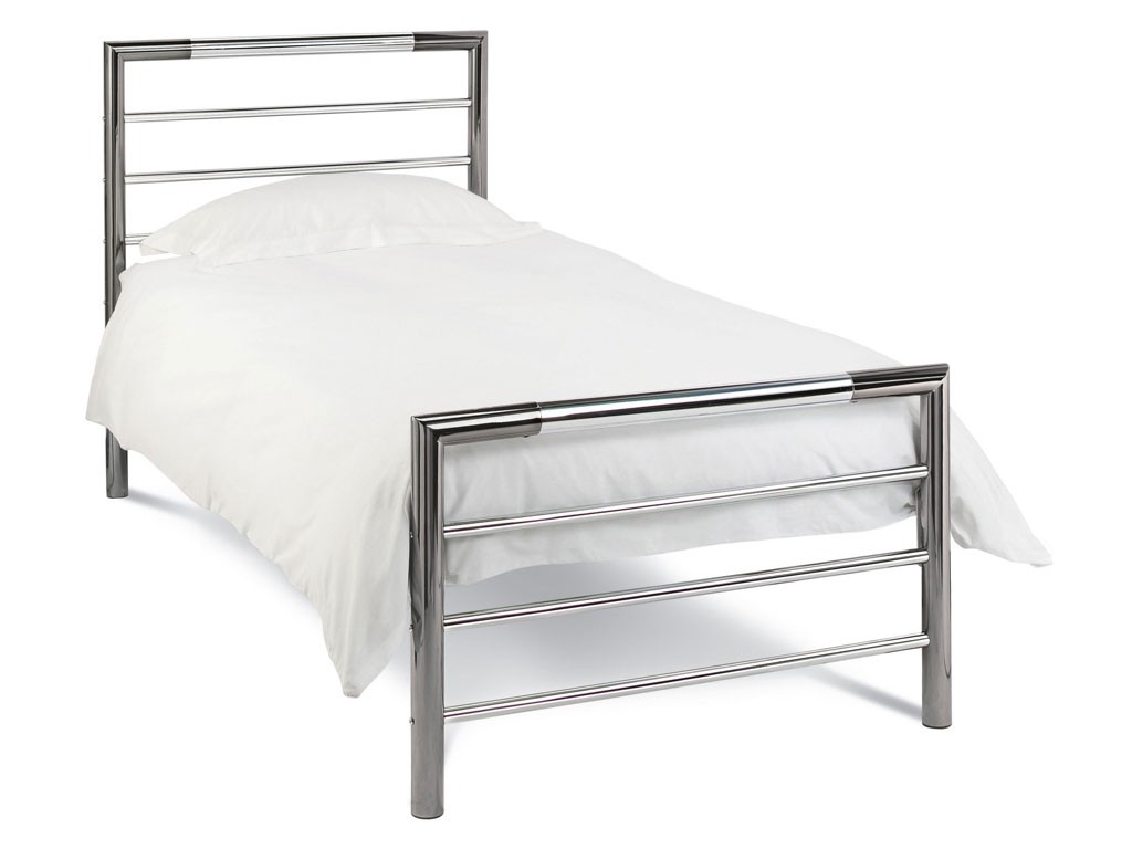 Urban Chrome Metal Bedstead Assembly Instructions (Bentley Design)